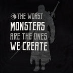 Produktbild Monsters We Create T-shirt för Witcher-fans svart
