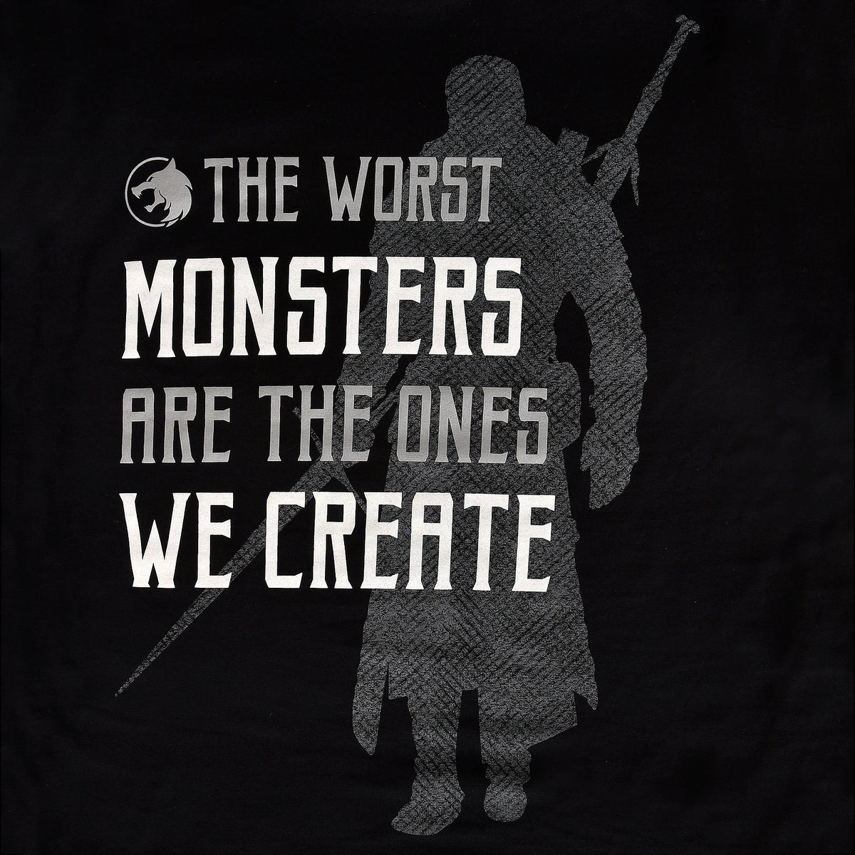 Produktbild Monsters We Create T-shirt för Witcher-fans svart