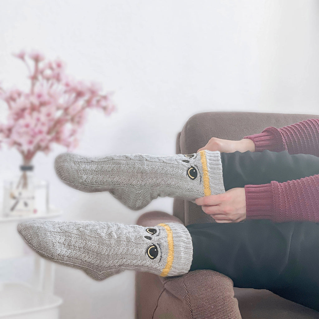 Produktbild Harry Potter - Hedwig strumpor grå