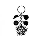 Product image Supernatural - Symbols Charm Keychain