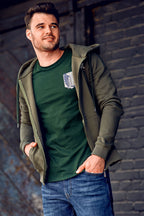 Produktbild Attack on Titan - Survey Corps T-shirt grön