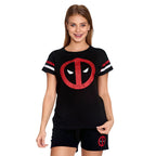 Produktbild Deadpool - Logo Pyjamas kort dam svart
