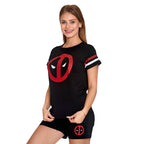 Produktbild Deadpool - Logo Pyjamas kort dam svart