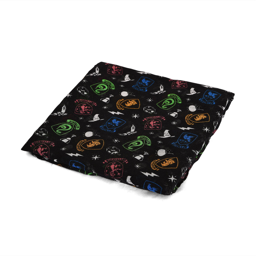 Produktbild Harry Potter - Hogwarts vapensköld loopscarf svart