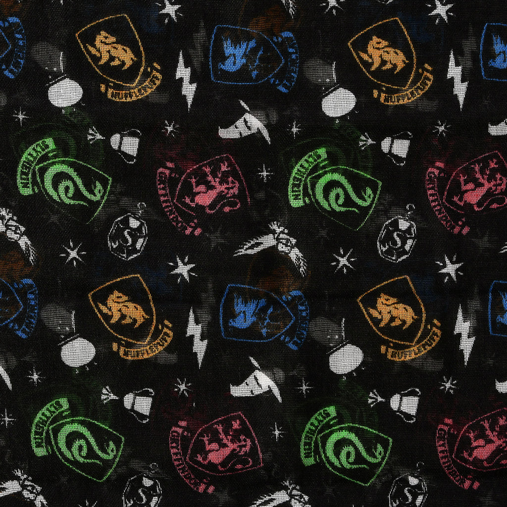 Produktbild Harry Potter - Hogwarts vapensköld loopscarf svart