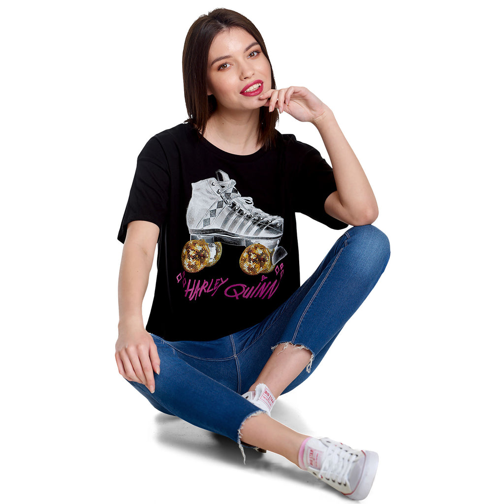 Product image Birds of Prey - Harley Roller Skates Crop Top Women's Black