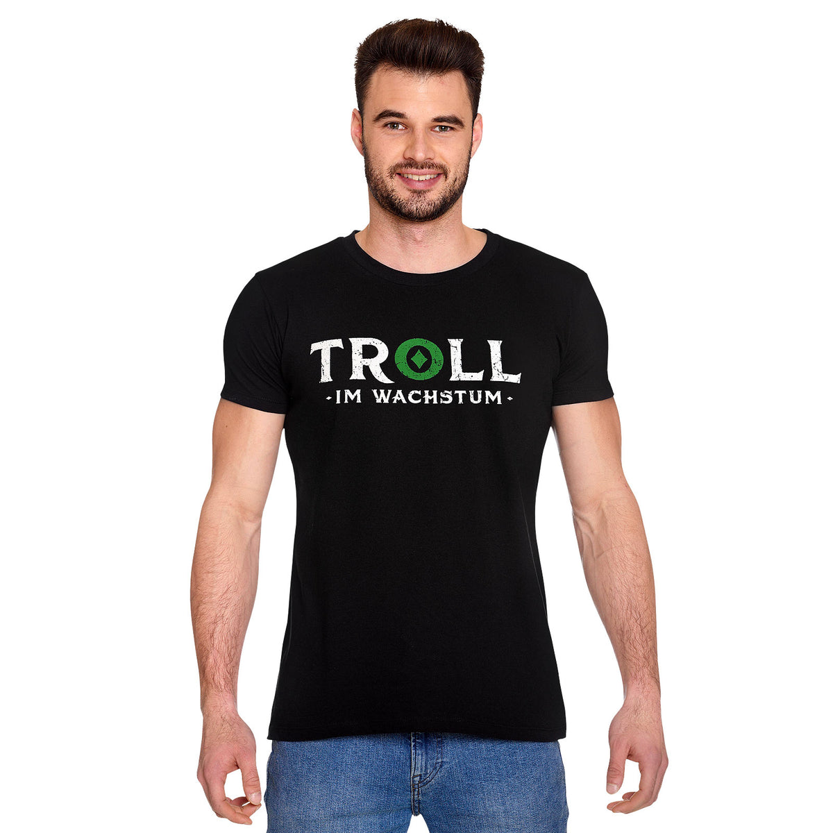 Produktbild Troll i tillväxt T-shirt svart