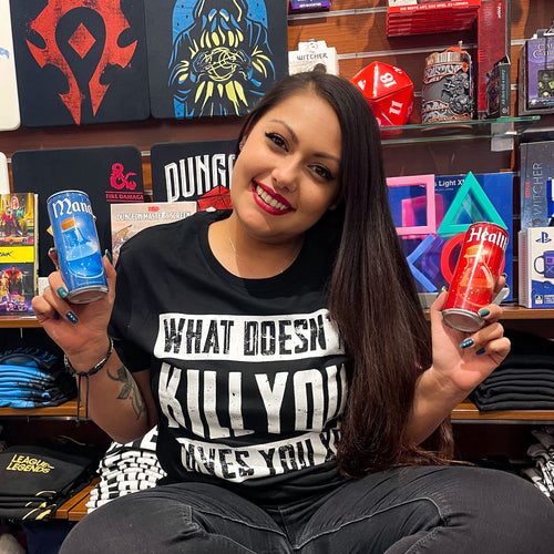 Produktbild What Doesn't Kill You Gives You XP T-shirt svart