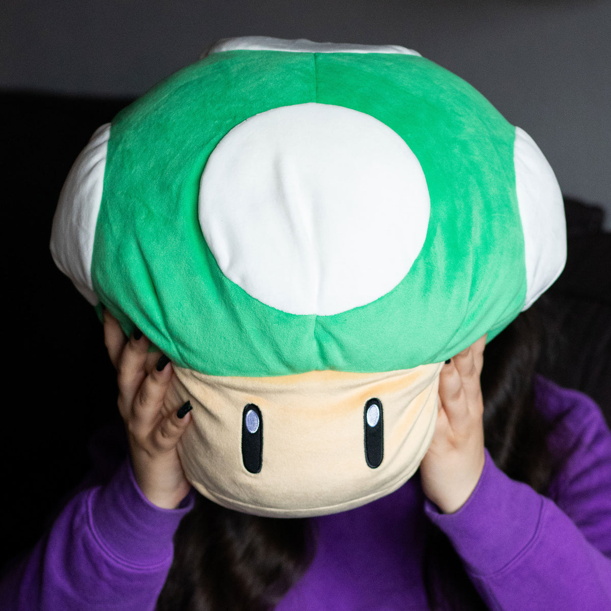 Produktbild Super Mario - 1 UP Svamp Plyschfigur XL