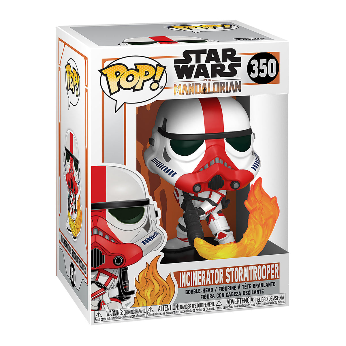 Produktbild Incinerator Stormtrooper Funko Pop wobbler-figur - Star Wars The Mandalorian