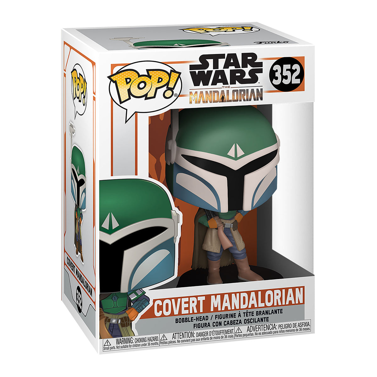 Produktbild Covert Mandalorian Funko Pop vickande figur - Star Wars The Mandalorian
