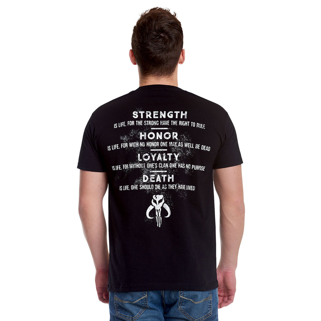 Produktbild Code of Honor T-shirt svart - Star Wars The Mandalorian