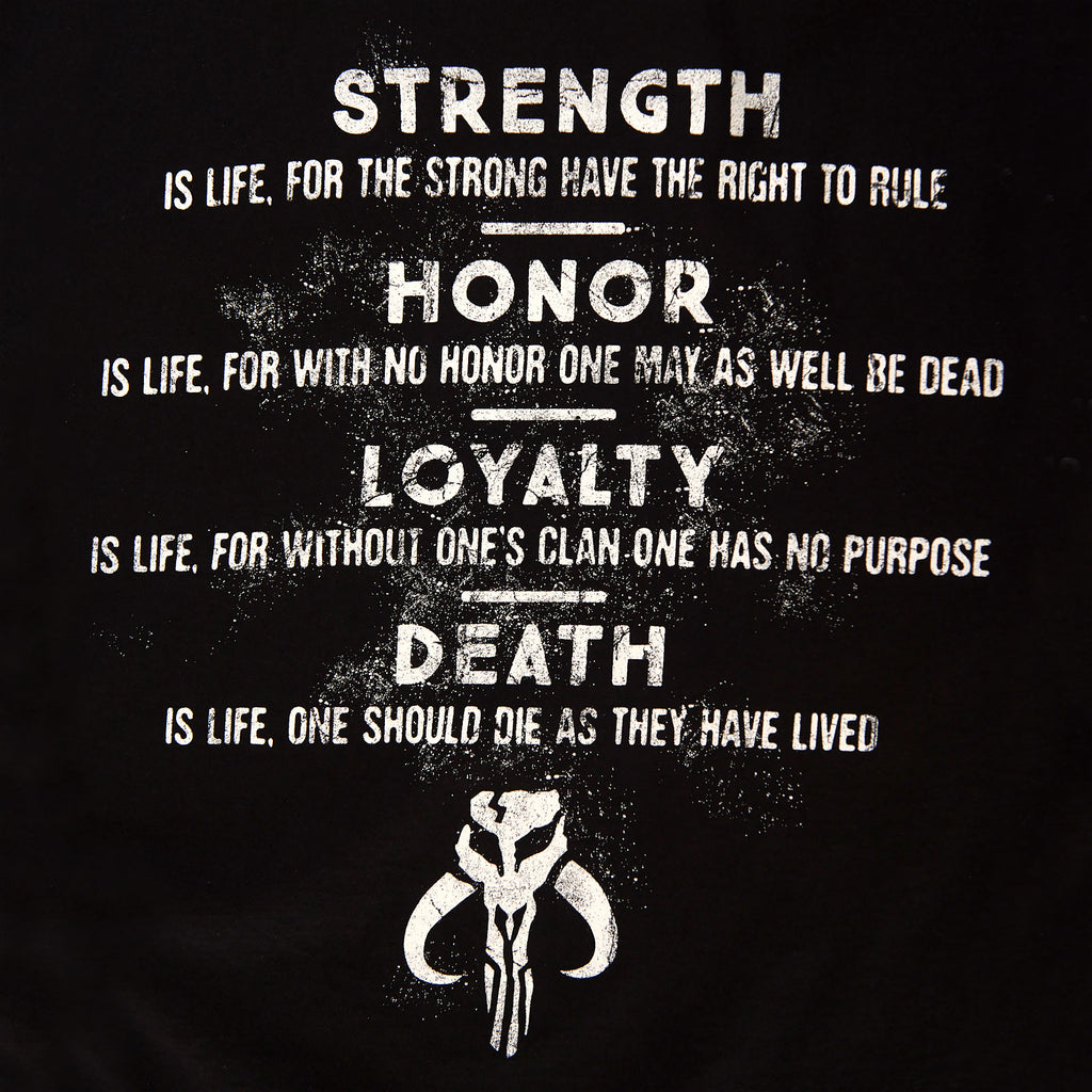 Produktbild Code of Honor T-shirt svart - Star Wars The Mandalorian