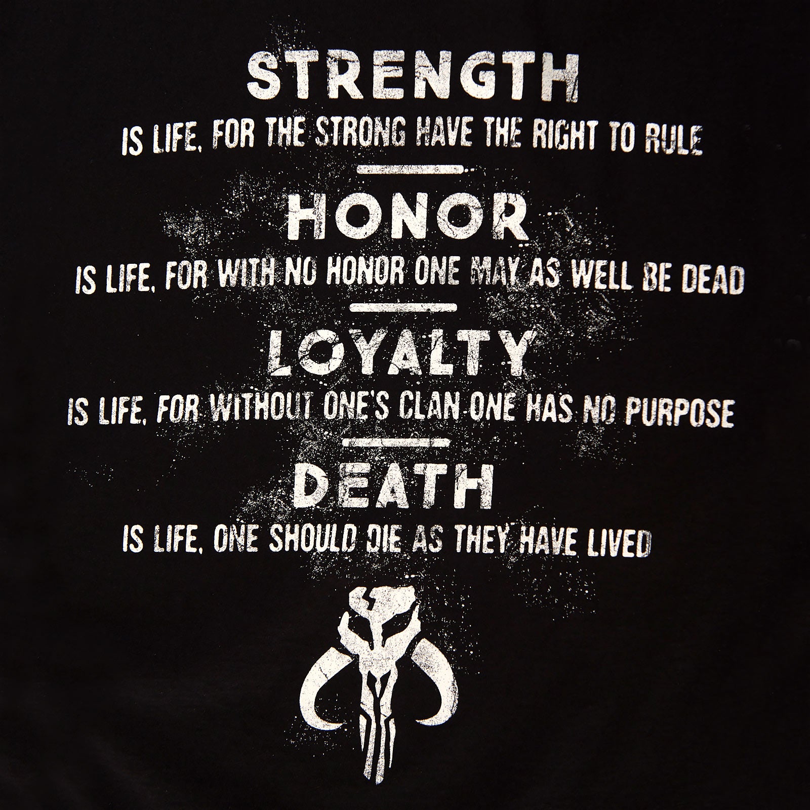 Produktbild Code of Honor T-shirt svart - Star Wars The Mandalorian