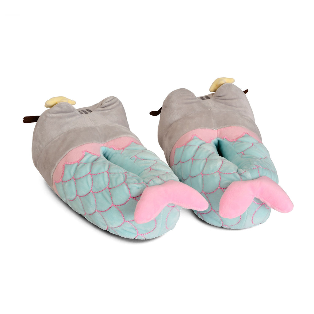 Produktbild Pusheen - Plysch Tofflor Sjöjungfru