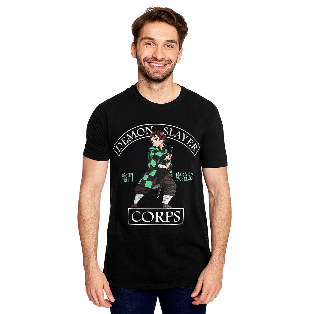 Produktbild Demon Slayer - Tanjiro Kamado T-shirt svart