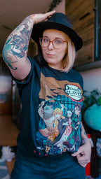 Produktbild Demon Slayer - Karaktärsposter T-shirt svart