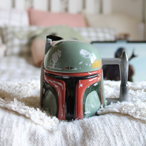 Produktbild Star Wars - Boba Fett hjälm 3D-mugg med lock