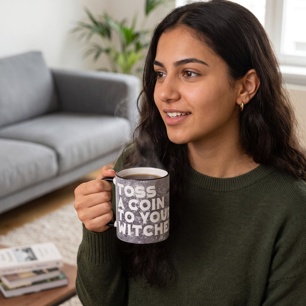 Produktbild Toss a Coin-mugg för Witcher-fans