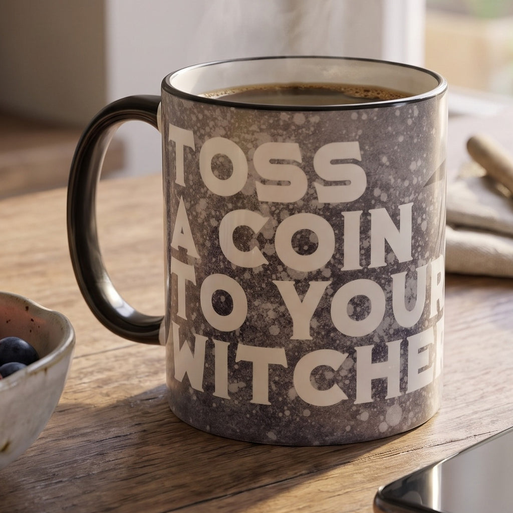 Produktbild Toss a Coin-mugg för Witcher-fans