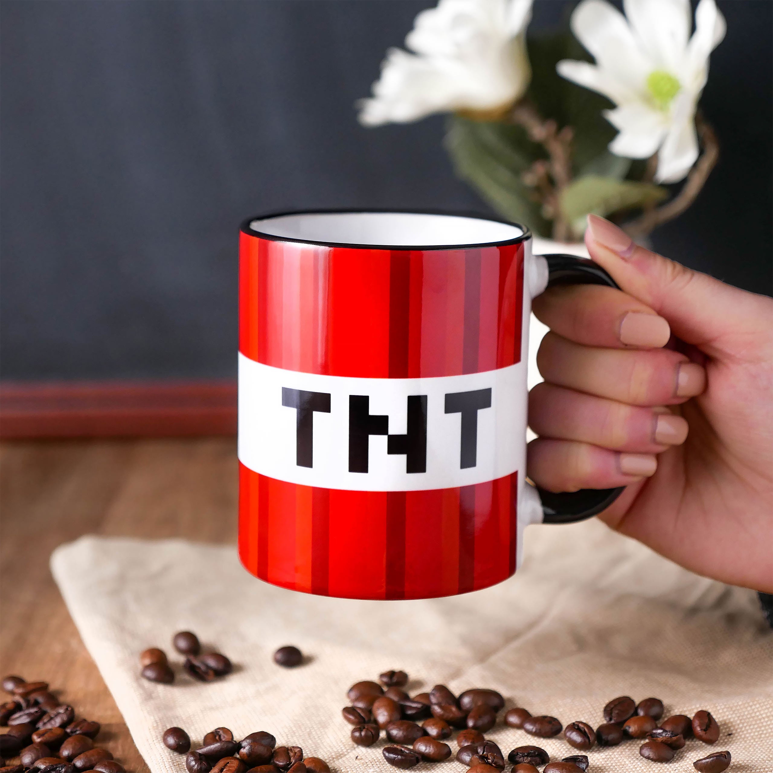 Produktbild TNT-mugg för Minecraft-fans