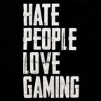 Produktbild Hate People Love Gaming T-shirt svart