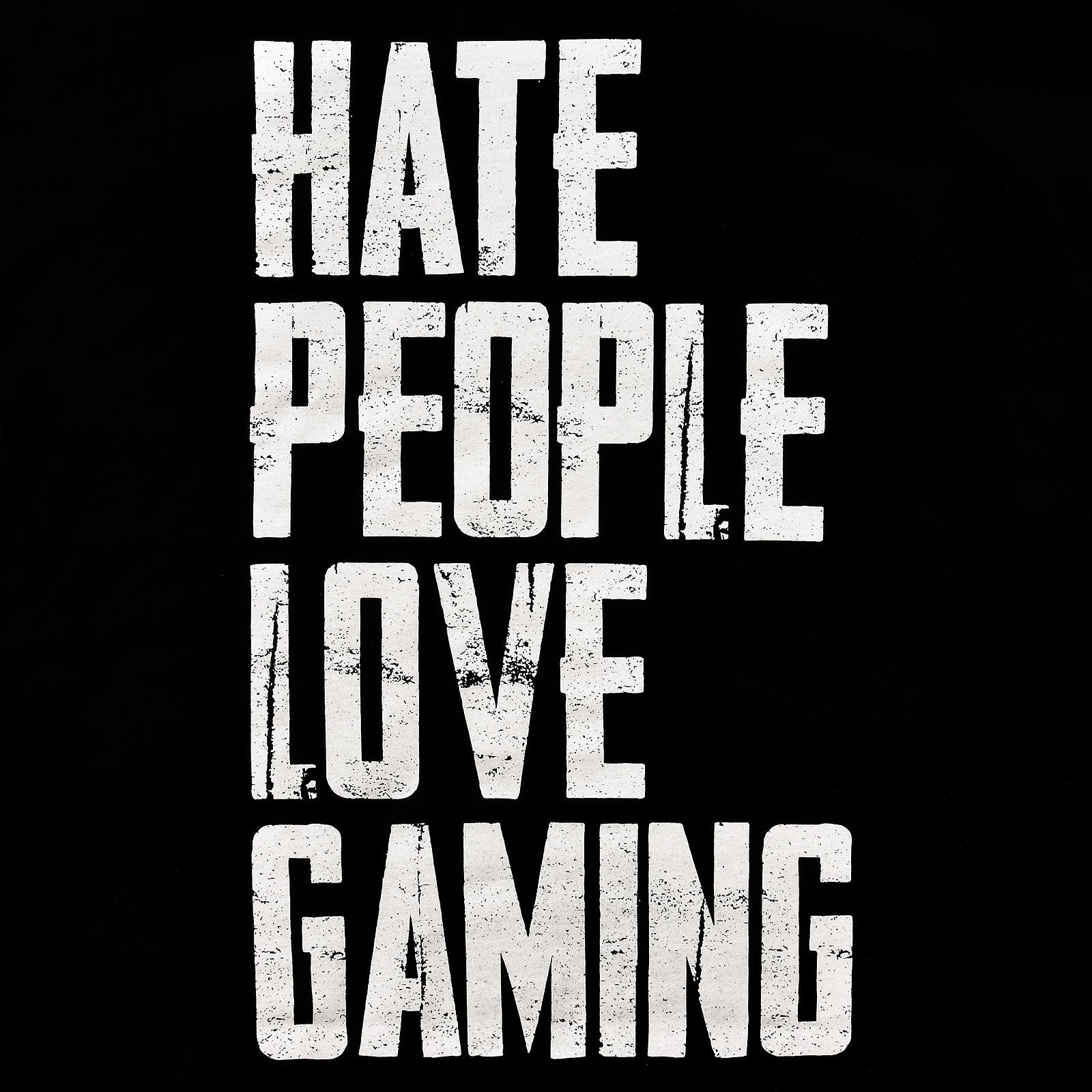 Produktbild Hate People Love Gaming T-shirt svart