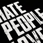 Produktbild Hate People Love Gaming T-shirt svart