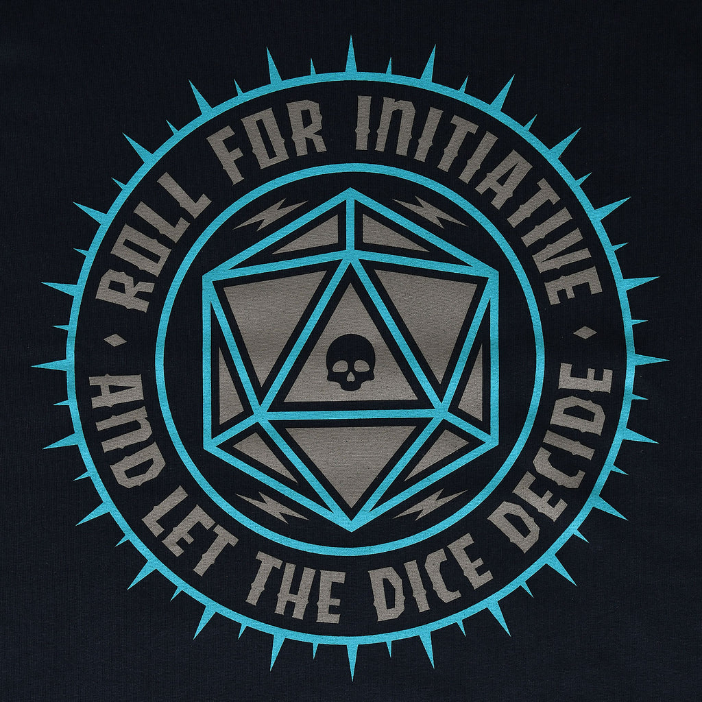 Produktbild Pen & Paper Let The Dice Decide T-Shirt blå