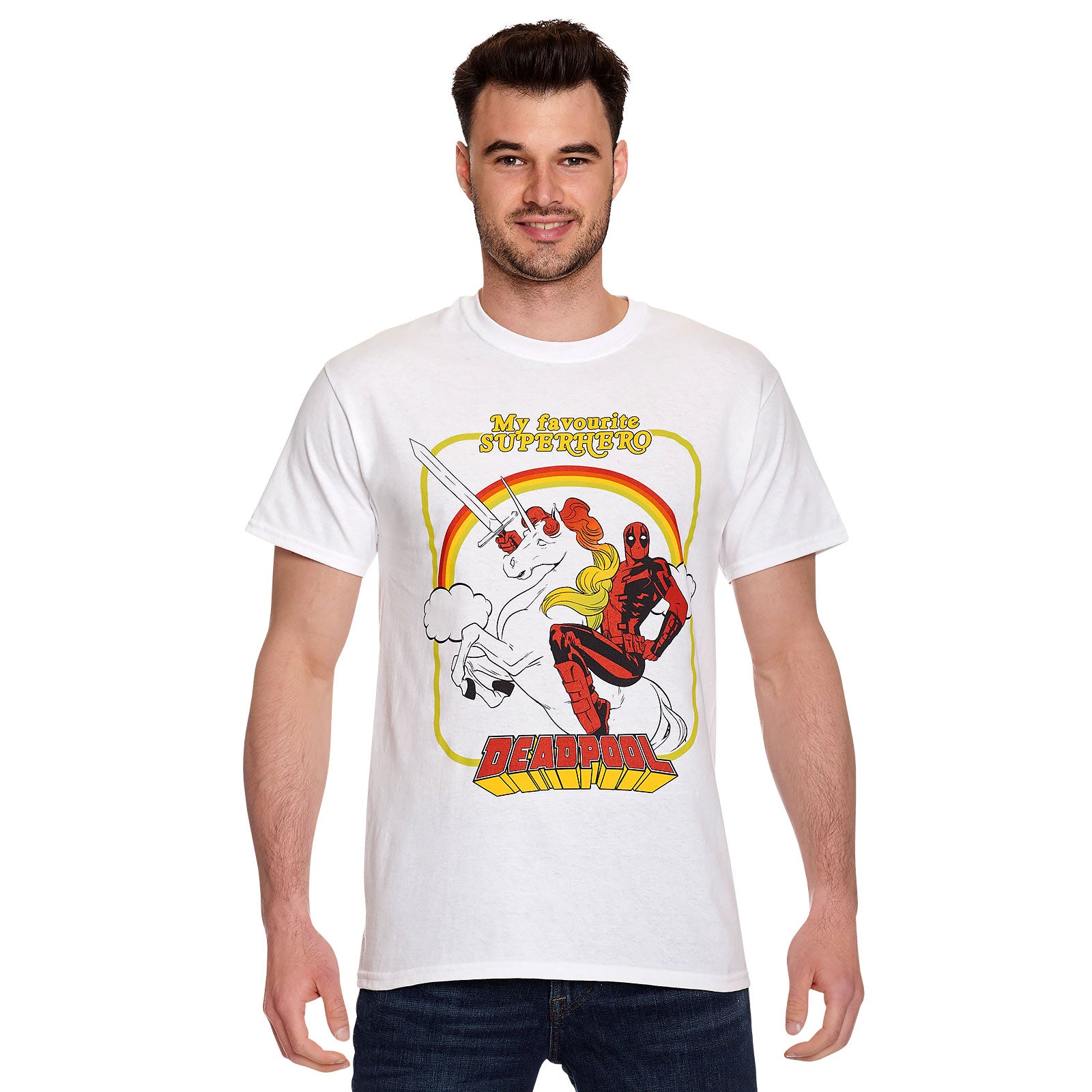 Produktbild Deadpool - My Favourite Superhero T-shirt vit