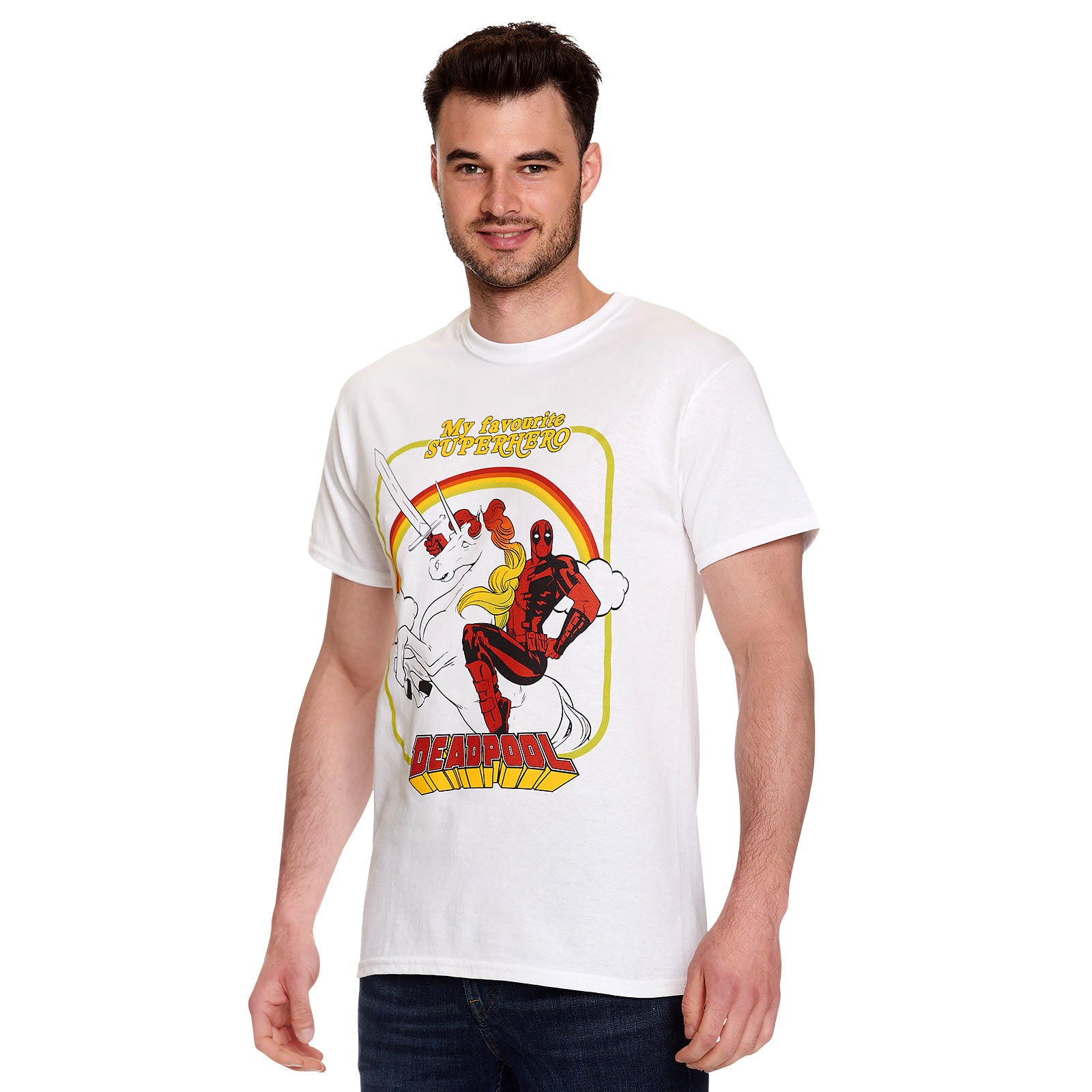 Produktbild Deadpool - My Favourite Superhero T-shirt vit