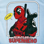 Produktbild Deadpool - Hur man blir en superhjälte T-shirt blå