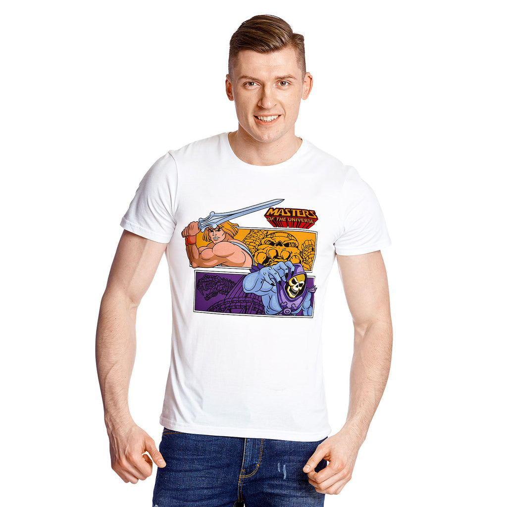Produktbild Masters of the Universe - He-Man vs. Skeletor T-Shirt vit