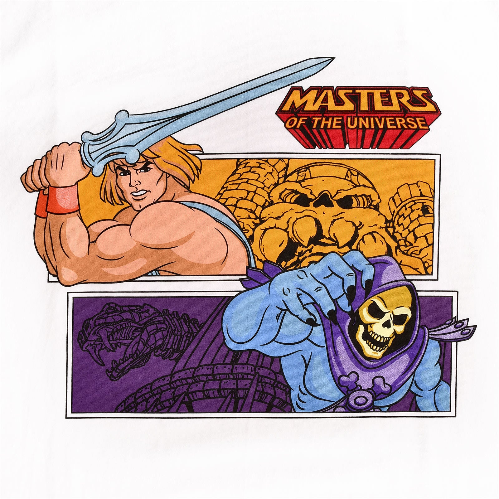 Produktbild Masters of the Universe - He-Man vs. Skeletor T-Shirt vit