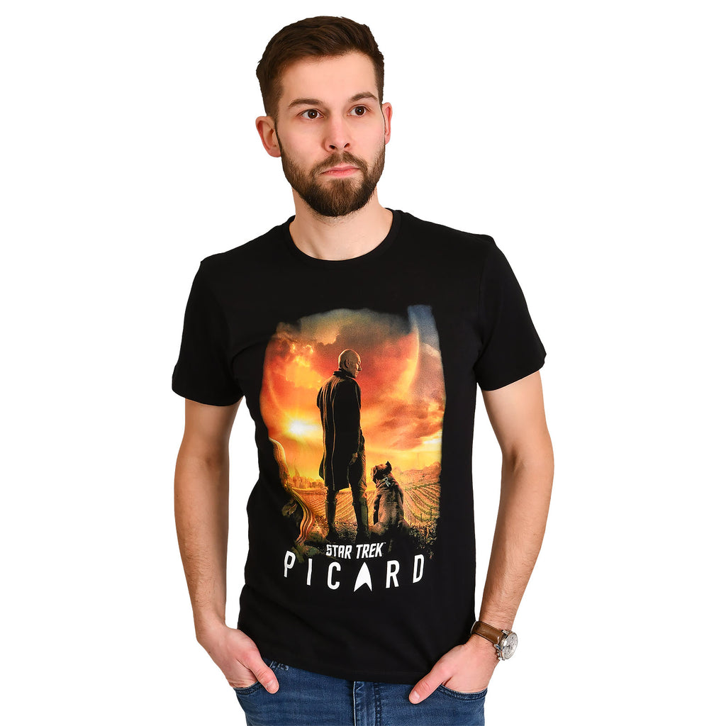Produktbild Star Trek - Picard Poster T-shirt svart