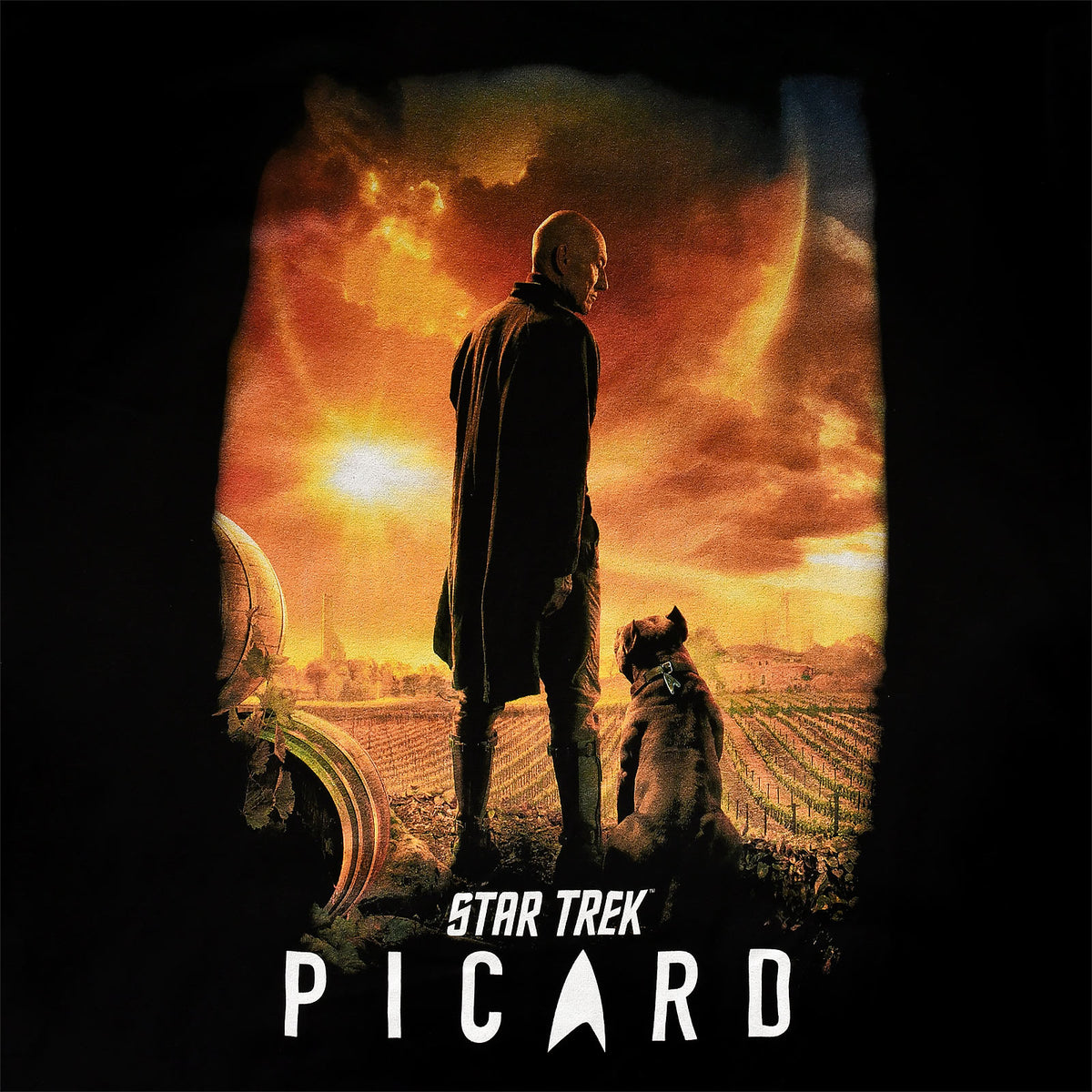Produktbild Star Trek - Picard Poster T-shirt svart