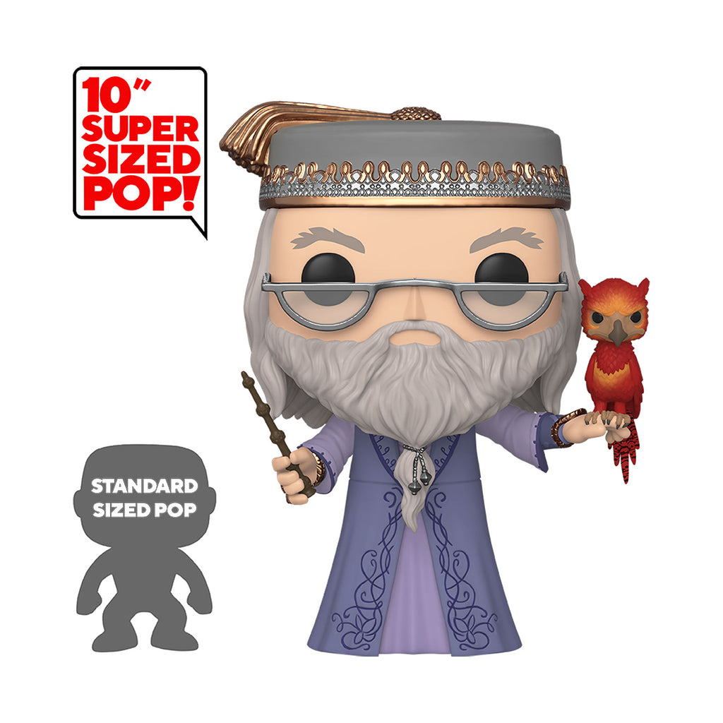 Produktbild Albus Dumbledore med Fawkes Funko Pop Figur 25 cm - Harry Potter