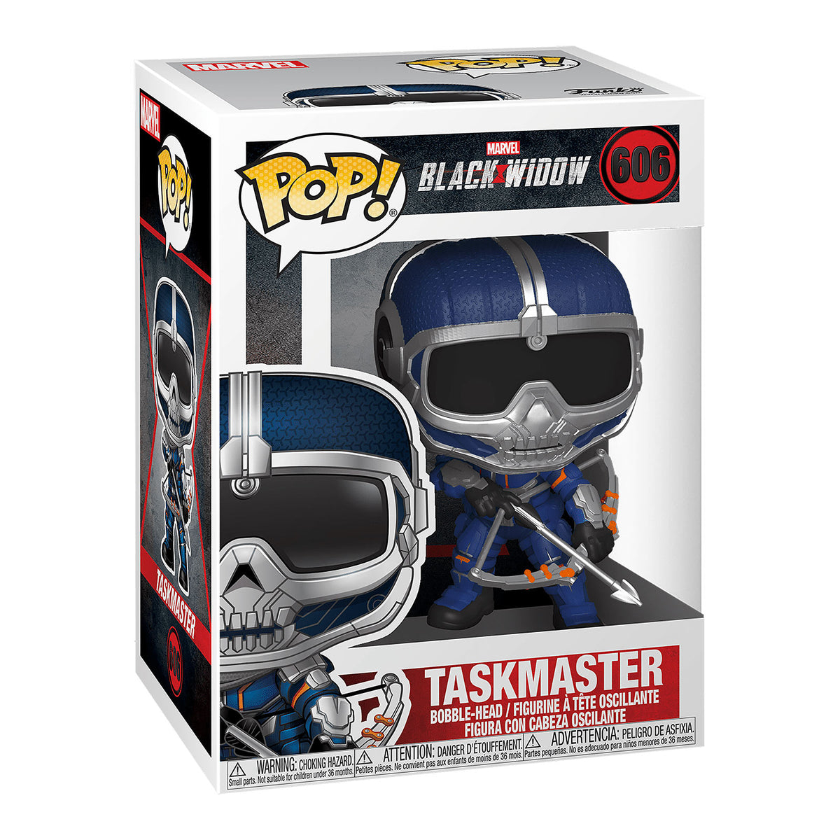 Produktbild Black Widow - Taskmaster med båge Funko Pop vickande huvud-figur