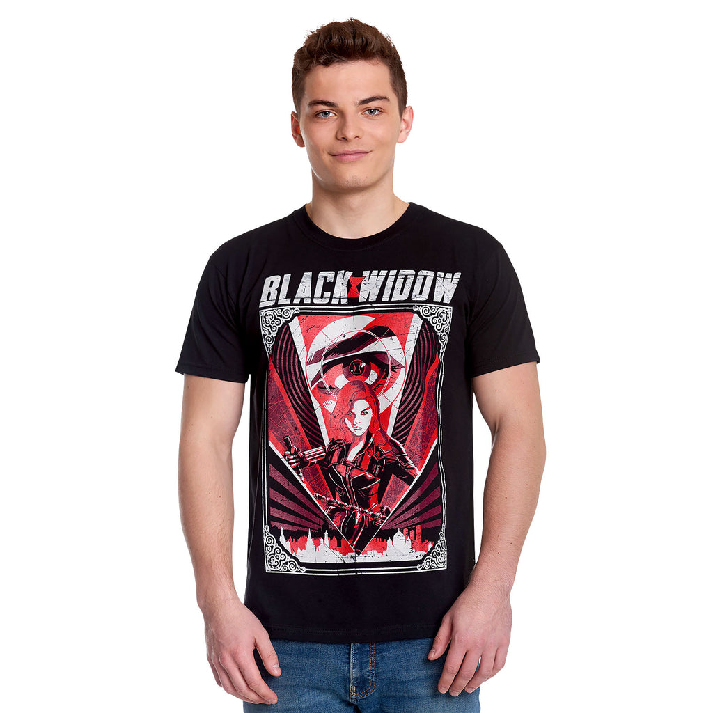 Produktbild Black Widow - Eye in the Sky Film T-shirt svart