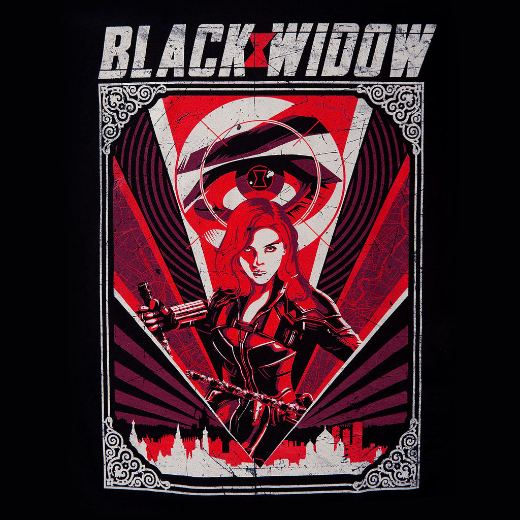 Produktbild Black Widow - Eye in the Sky Film T-shirt svart