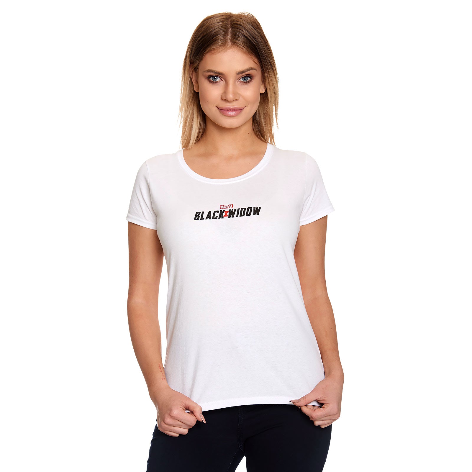 Produktbild Black Widow - Big Face T-shirt dam vit