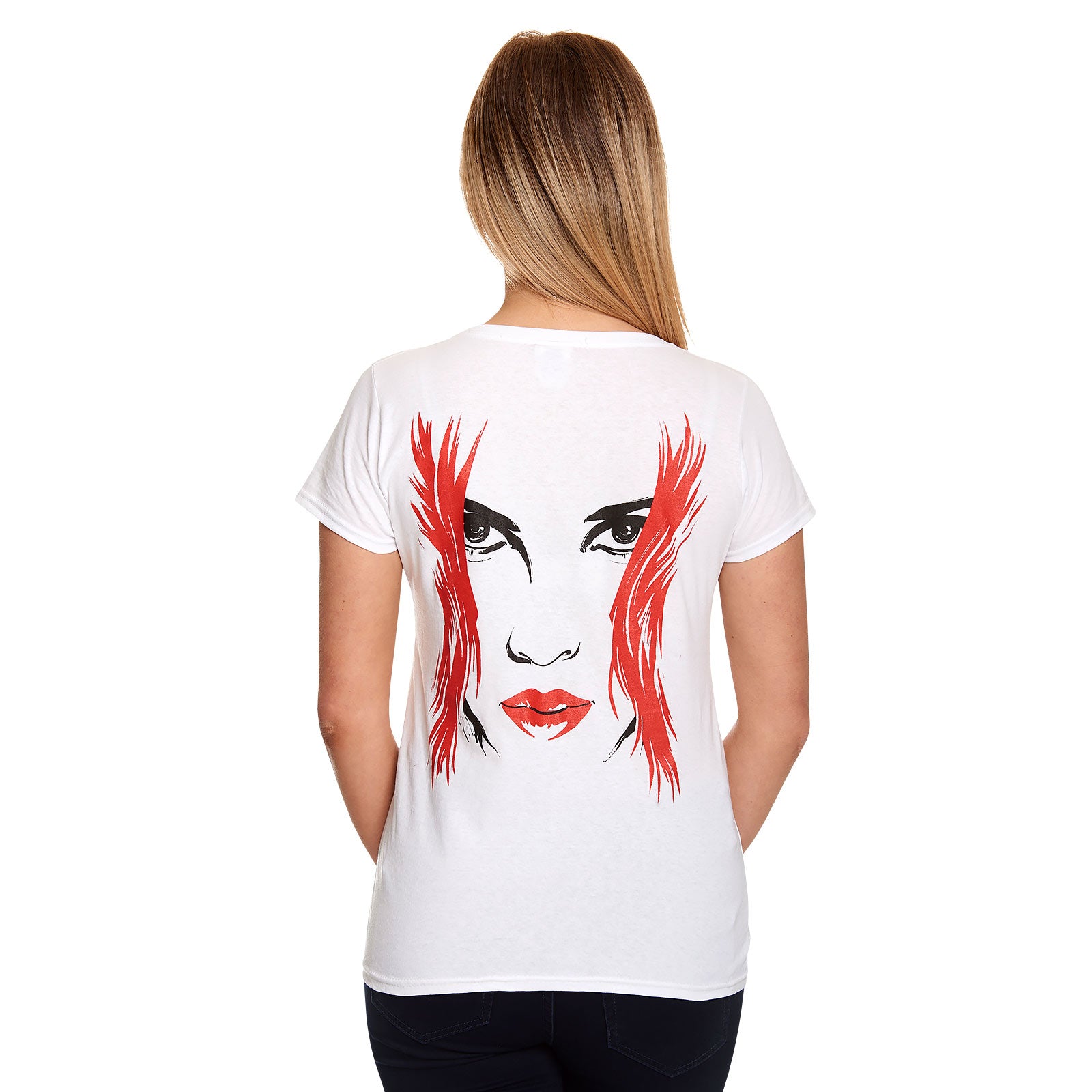 Produktbild Black Widow - Big Face T-shirt dam vit