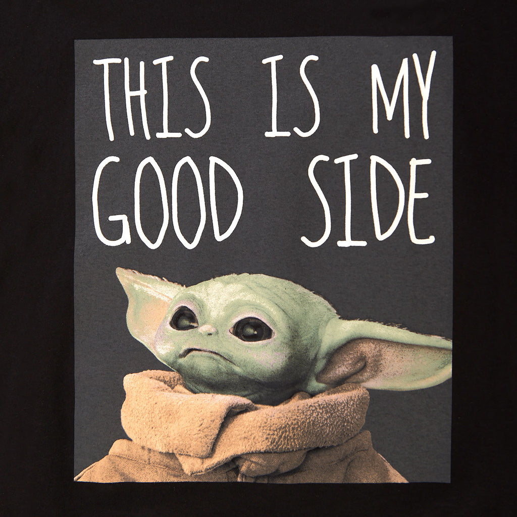Produktbild The Child My Good Side T-Shirt svart - Star Wars The Mandalorian