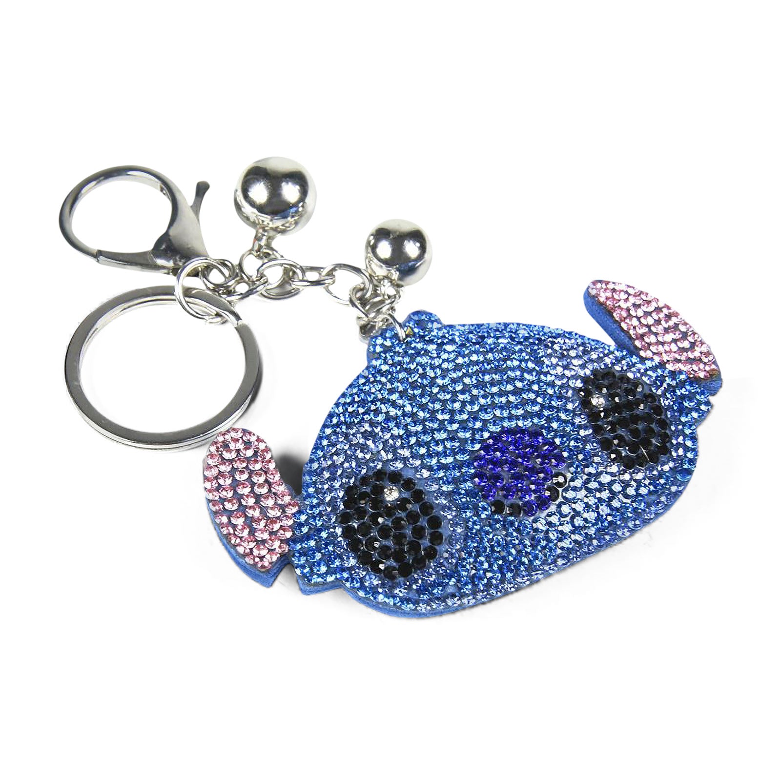 Produktbild Lilo & Stitch - Nyckelring med glittrande Stitch Face-design