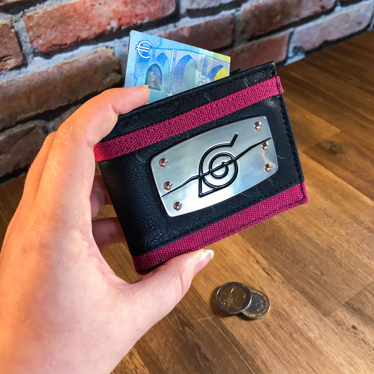 Produktbild Naruto - Metallplånbok med Anti Konoha-symbol