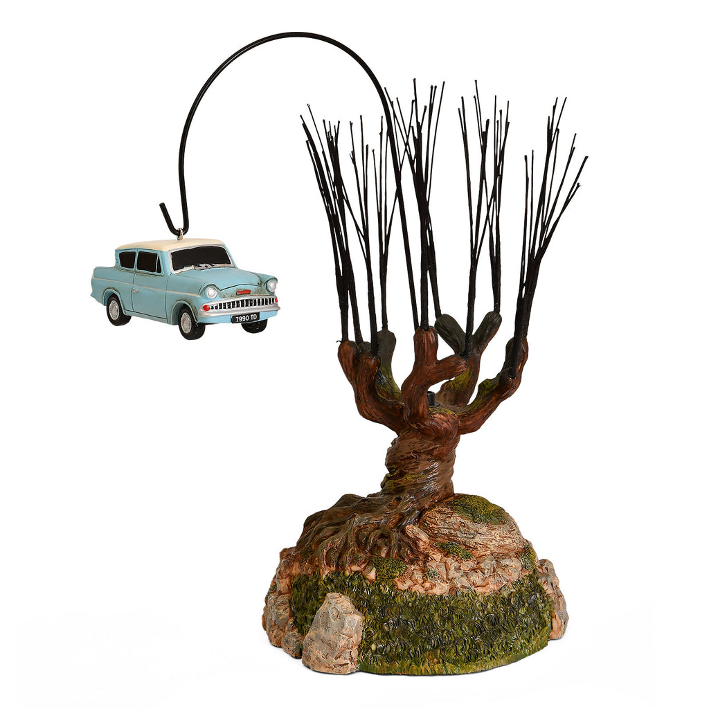 Produktbild Miniatyrreplik av Piskande Pilträdet med flygande bil - Harry Potter
