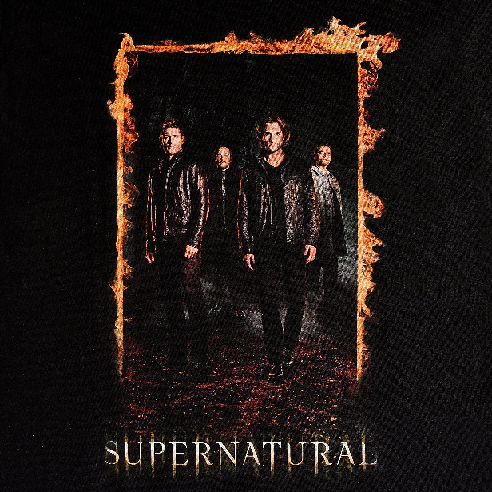Produktbild Supernatural - Burning Gate Poster T-Shirt svart
