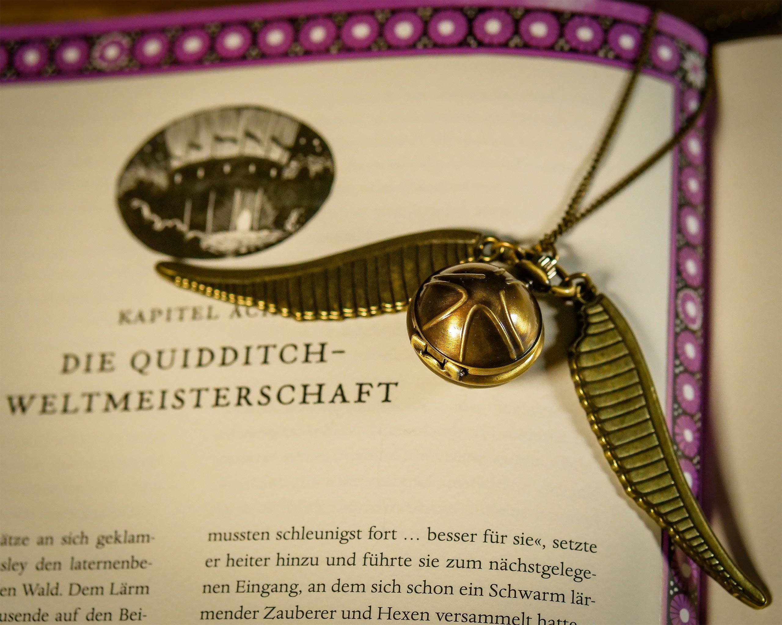 Produktbild Harry Potter - Gyllene Kvicken Medaljong på kedja