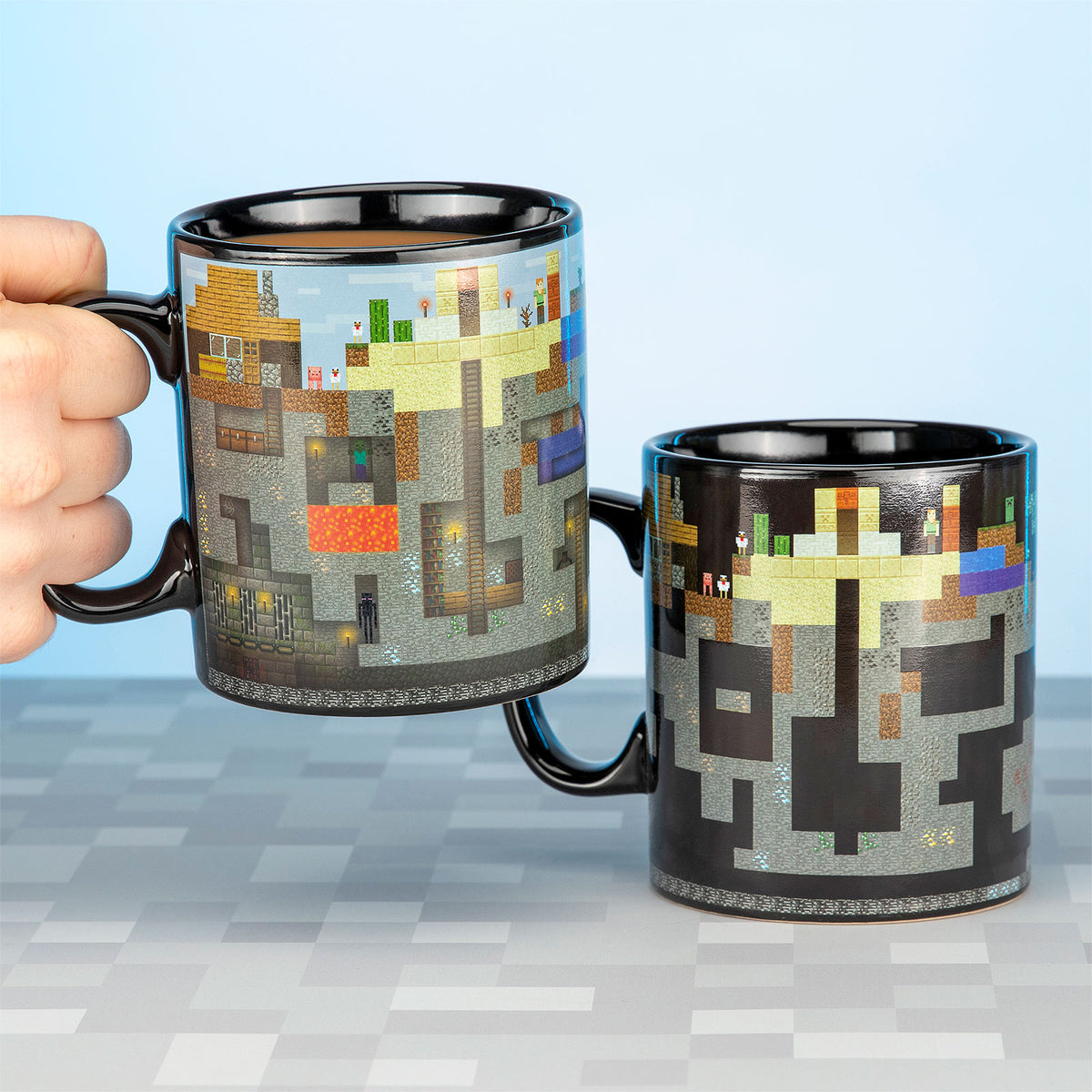 Product image Minecraft - Pixel World Thermo Effect Mug