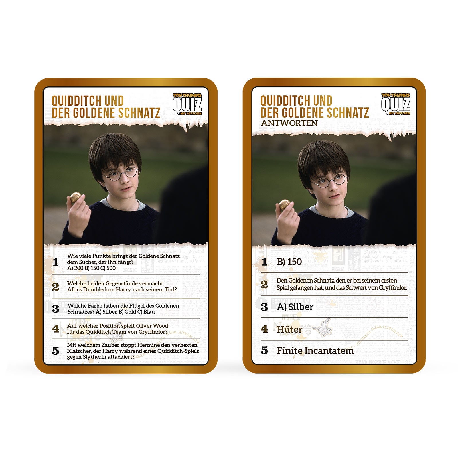 Produktbild Harry Potter - Top Trumps Quiz
